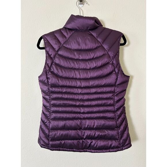Bernardo Packable Goose Down Quilted Vest Women's S Purple Outdoor - Picture 2 of 11